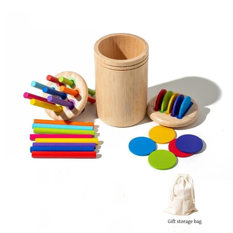 Jouet en bois éducatif Montessori