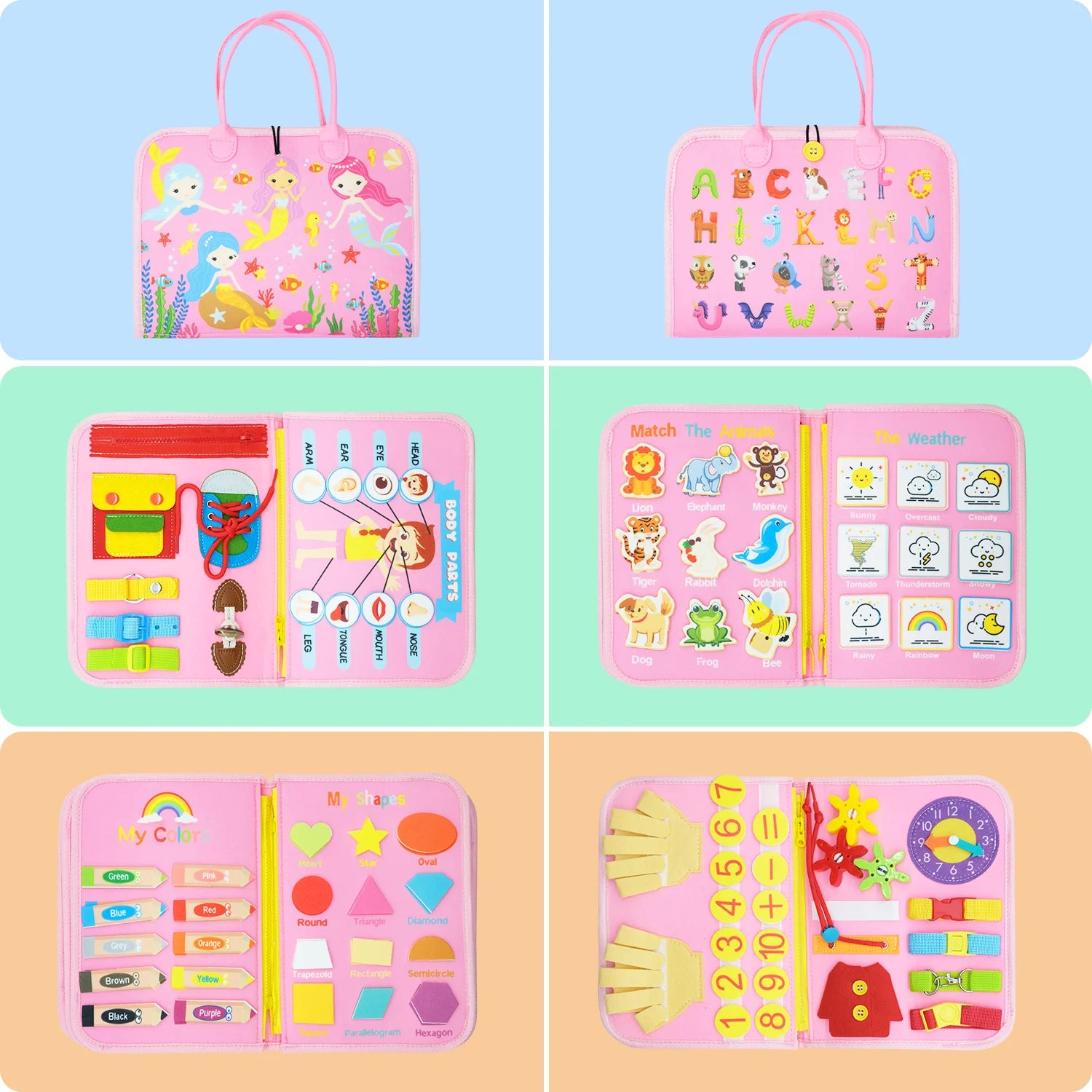 Planche d'activités Montessori