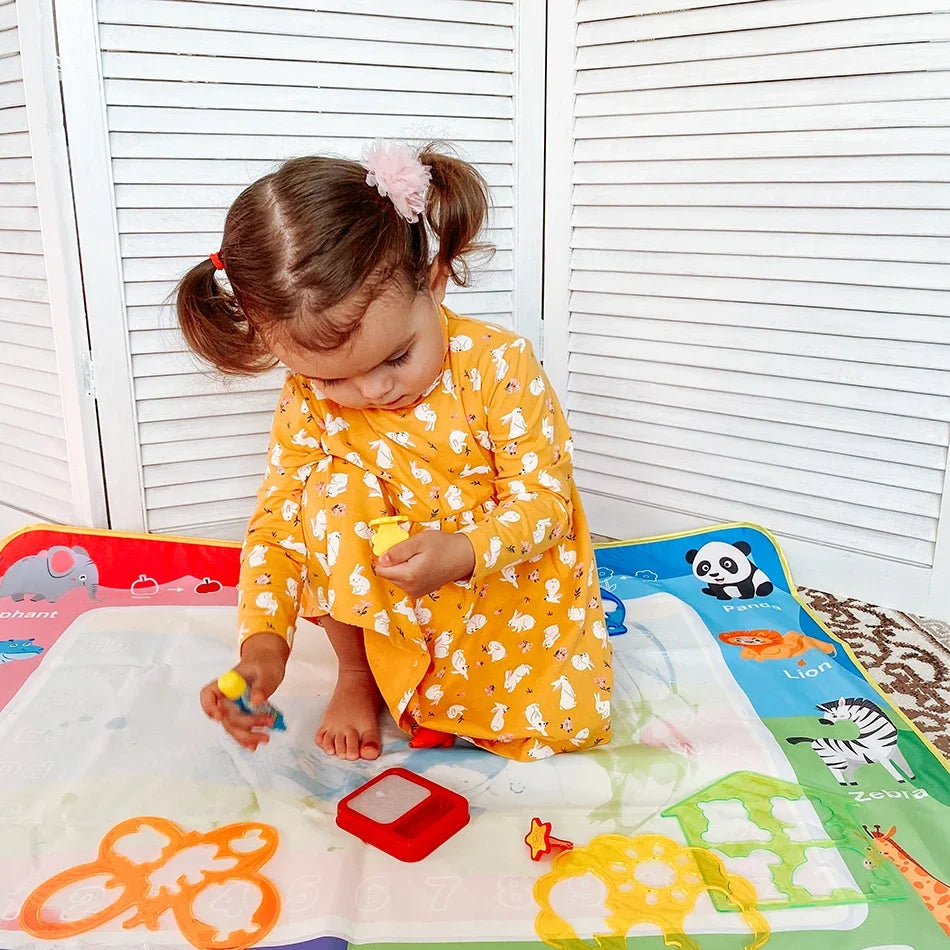 Tapis magique à l’eau grand format Montessori