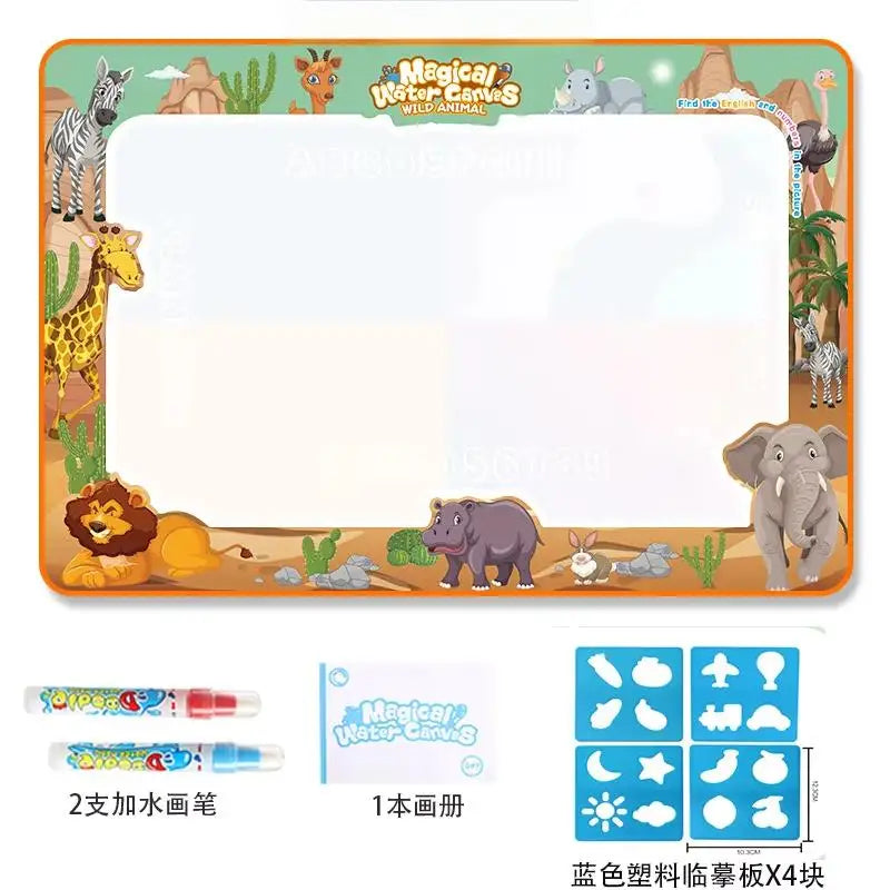 Tapis magique à l’eau grand format Montessori