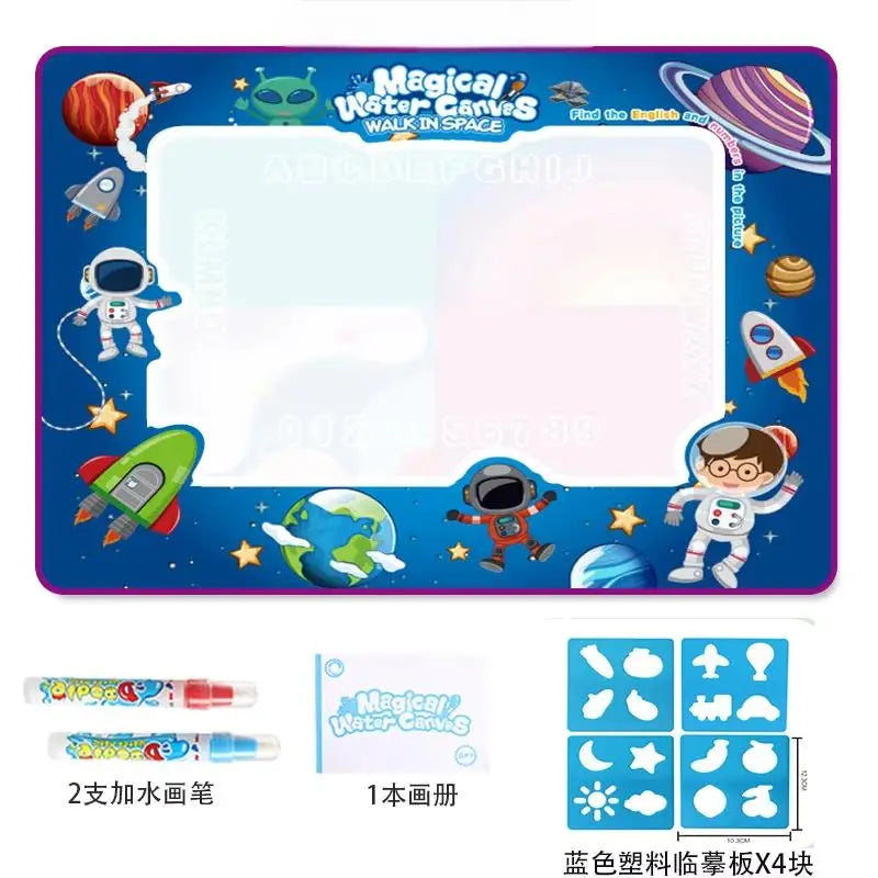 Tapis magique à l’eau grand format Montessori