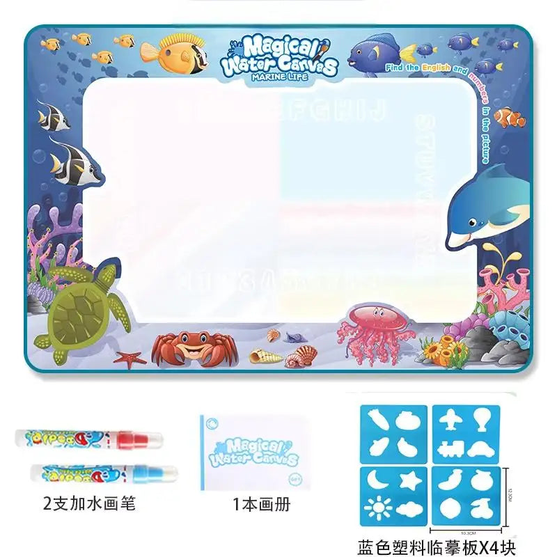 Tapis magique à l’eau grand format Montessori