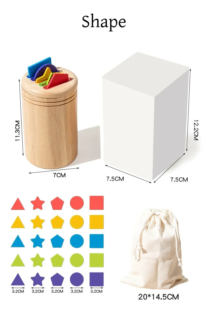 Jouet en bois éducatif Montessori