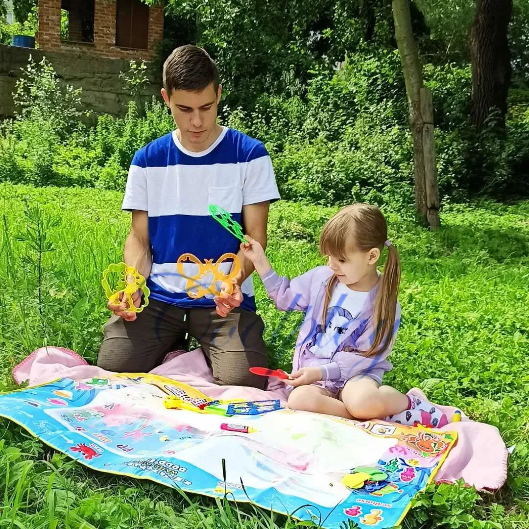 Tapis magique à l’eau grand format Montessori