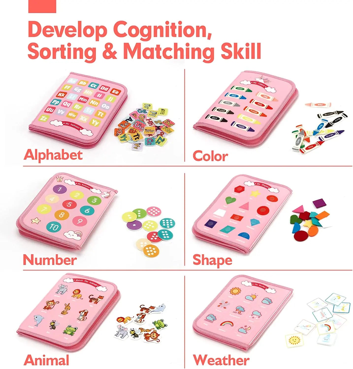 Planche d'activités Montessori