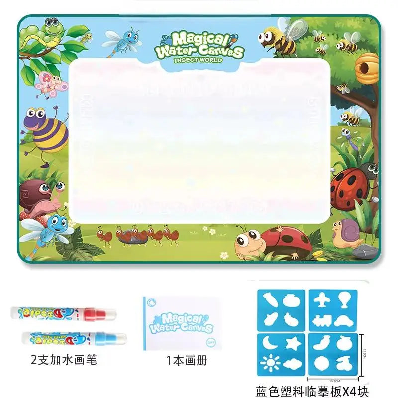 Tapis magique à l’eau grand format Montessori