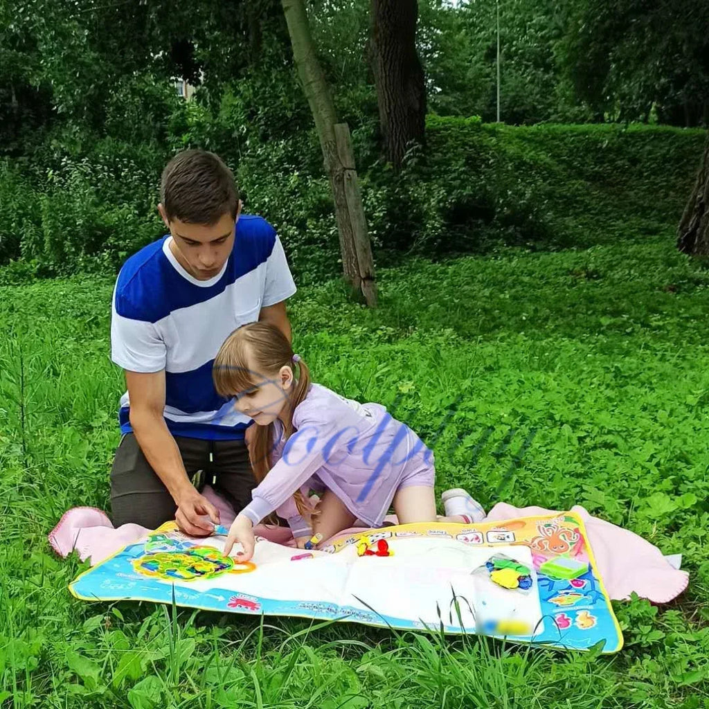 Tapis magique à l’eau grand format Montessori
