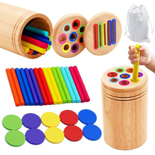 Jouet en bois éducatif Montessori