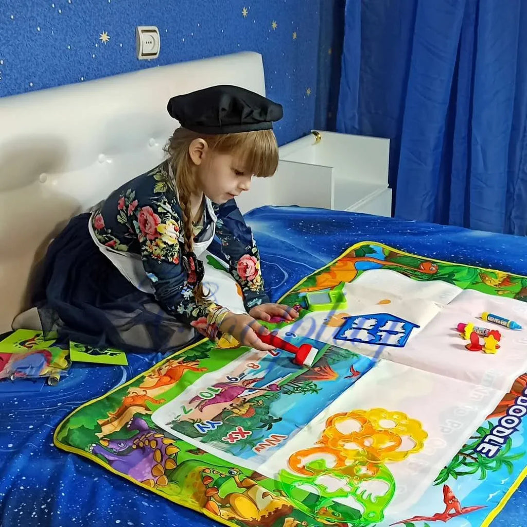 Tapis magique à l’eau grand format Montessori